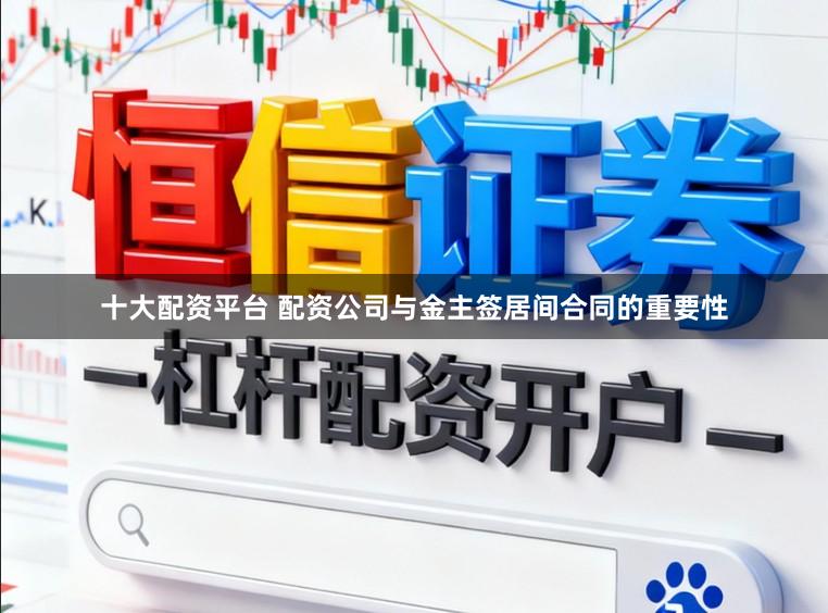 十大配资平台 配资公司与金主签居间合同的重要性